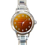Zappwaits - Color Gradient Round Italian Charm Watch