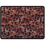Warm Abstract Surface Print Double Sided Fleece Blanket (Large) 