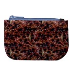 Warm Abstract Surface Print Large Coin Purse