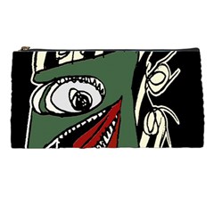 Monster Bird Portrait Illustration Pencil Case from ArtsNow.com Front