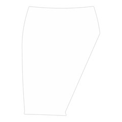 Untitled Design Midi Wrap Pencil Skirt from ArtsNow.com  Front Right 