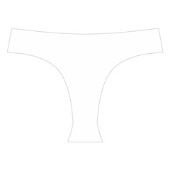Untitled Design Cross Back Hipster Bikini Set from ArtsNow.com Front Under