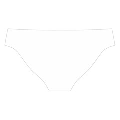 Untitled Design Cross Back Hipster Bikini Set from ArtsNow.com Back Under