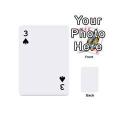 Untitled Design Playing Cards 54 Designs (Mini) from ArtsNow.com Front - Spade3