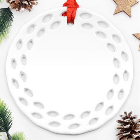 Untitled Design Ornament (Round Filigree) from ArtsNow.com Front