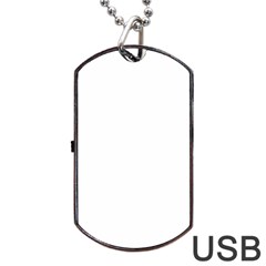 Untitled Design Dog Tag USB Flash (Two Sides) from ArtsNow.com Front