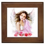 Angel Girl Framed Tile