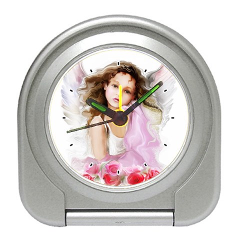 Angel Girl Travel Alarm Clock from ArtsNow.com Front