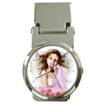 Angel Girl Money Clip Watch