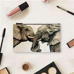 Two Elephants  Cosmetic Bag (Small)