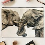 Two Elephants  Cosmetic Bag (XXXL)