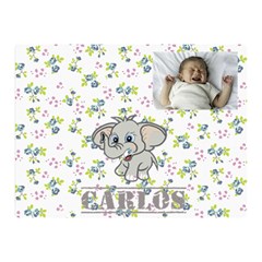 flower_pattern12 Double Sided Flano Blanket (Mini) from ArtsNow.com 35 x27  Blanket Front
