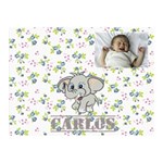 flower_pattern12 Double Sided Flano Blanket (Mini)
