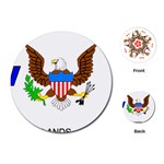 E8cftciweaqngbg Playing Cards Single Design (Round)