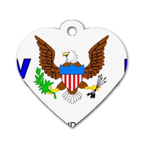 E8cftciweaqngbg Dog Tag Heart (One Side) from ArtsNow.com Front