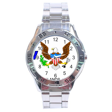 E8cftciweaqngbg Stainless Steel Analogue Watch from ArtsNow.com Front