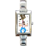 E8epcq3x0achi-l Rectangle Italian Charm Watch