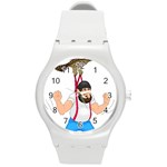 E8epcq3x0achi-l Round Plastic Sport Watch (M)