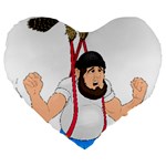 E8epcq3x0achi-l Large 19  Premium Heart Shape Cushions