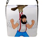 E8epcq3x0achi-l Flap Closure Messenger Bag (L)