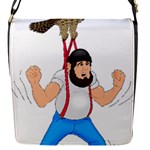 E8epcq3x0achi-l Flap Closure Messenger Bag (S)
