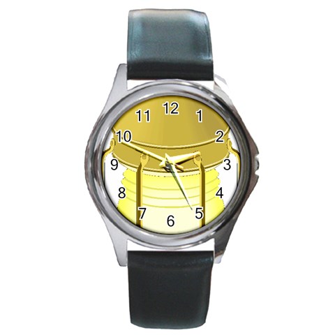 E8kogkcwqam3rmd Round Metal Watch from ArtsNow.com Front
