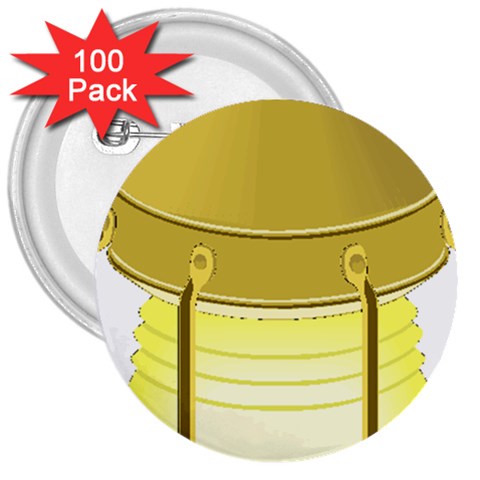 E8kogkcwqam3rmd 3  Buttons (100 pack)  from ArtsNow.com Front