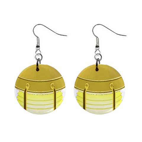 E8kogkcwqam3rmd Mini Button Earrings from ArtsNow.com Front