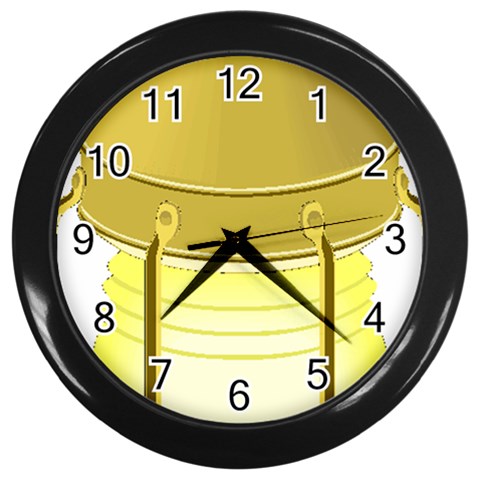 E8kogkcwqam3rmd Wall Clock (Black) from ArtsNow.com Front