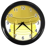 E8kogkcwqam3rmd Wall Clock (Black)