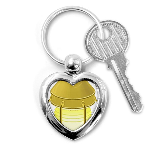 E8kogkcwqam3rmd Key Chain (Heart) from ArtsNow.com Front