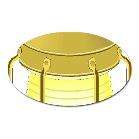 E8kogkcwqam3rmd Oval Magnet from ArtsNow.com Front