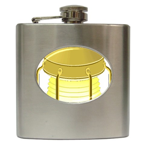 E8kogkcwqam3rmd Hip Flask (6 oz) from ArtsNow.com Front