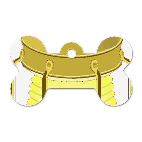 E8kogkcwqam3rmd Dog Tag Bone (Two Sides) from ArtsNow.com Front