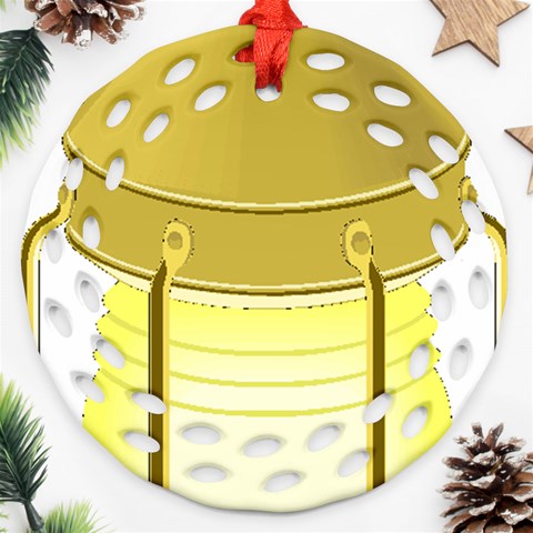 E8kogkcwqam3rmd Round Filigree Ornament (Two Sides) from ArtsNow.com Front
