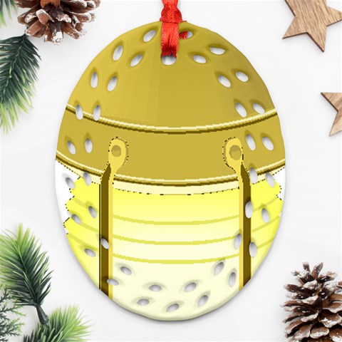 E8kogkcwqam3rmd Ornament (Oval Filigree) from ArtsNow.com Front