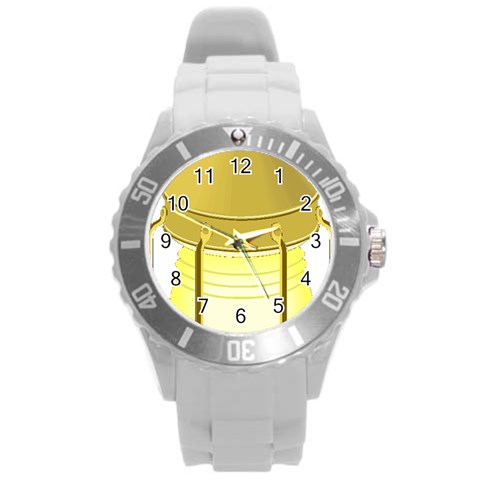 E8kogkcwqam3rmd Round Plastic Sport Watch (L) from ArtsNow.com Front