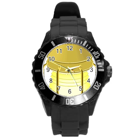 E8kogkcwqam3rmd Round Plastic Sport Watch (L) from ArtsNow.com Front