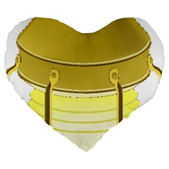 E8kogkcwqam3rmd Large 19  Premium Heart Shape Cushions from ArtsNow.com Front