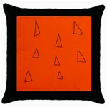 Drawing-1 Sketchpad Throw Pillow Case (Black)