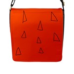 Drawing-1 Sketchpad Flap Closure Messenger Bag (L)
