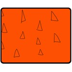 Drawing-1 Sketchpad Double Sided Fleece Blanket (Medium) 