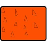 Drawing-1 Sketchpad Double Sided Fleece Blanket (Large) 