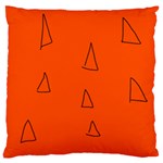 Drawing-1 Sketchpad Large Flano Cushion Case (One Side)