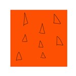 Drawing-1 Sketchpad Small Satin Scarf (Square)
