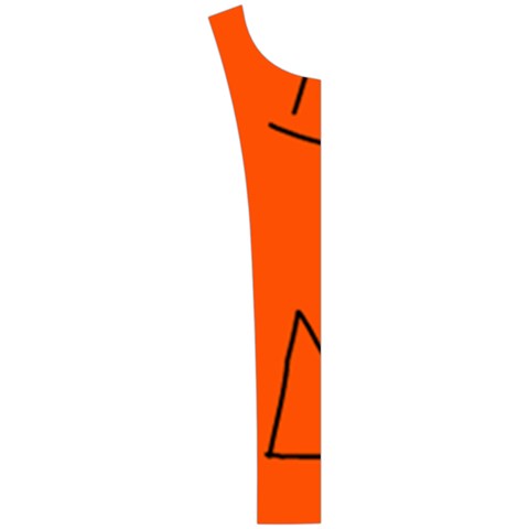 Drawing Button Placket Left