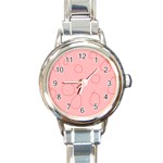 Drawing-2 Sketchpad Round Italian Charm Watch