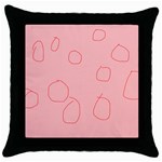 Drawing-2 Sketchpad Throw Pillow Case (Black)