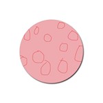 Drawing-2 Sketchpad Rubber Coaster (Round) 