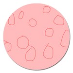 Drawing-2 Sketchpad Magnet 5  (Round)